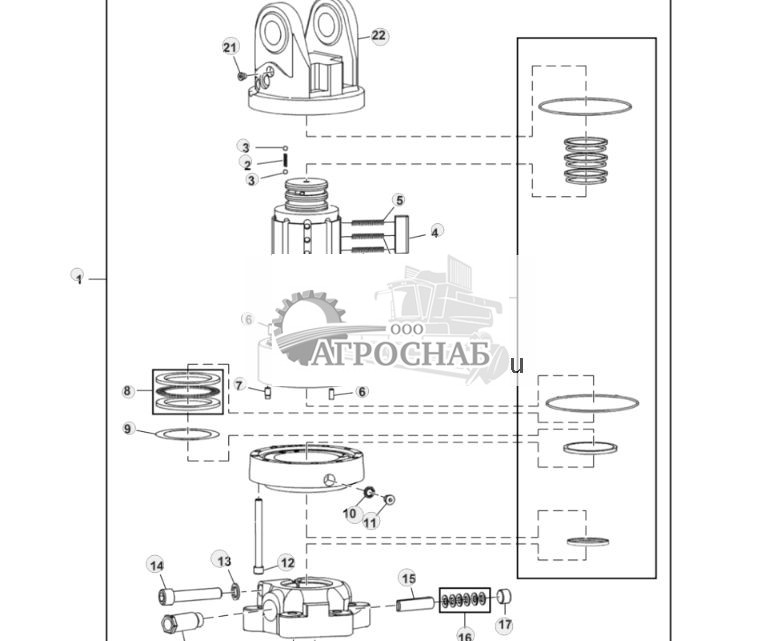 Rotator AV17S W Adapter G12